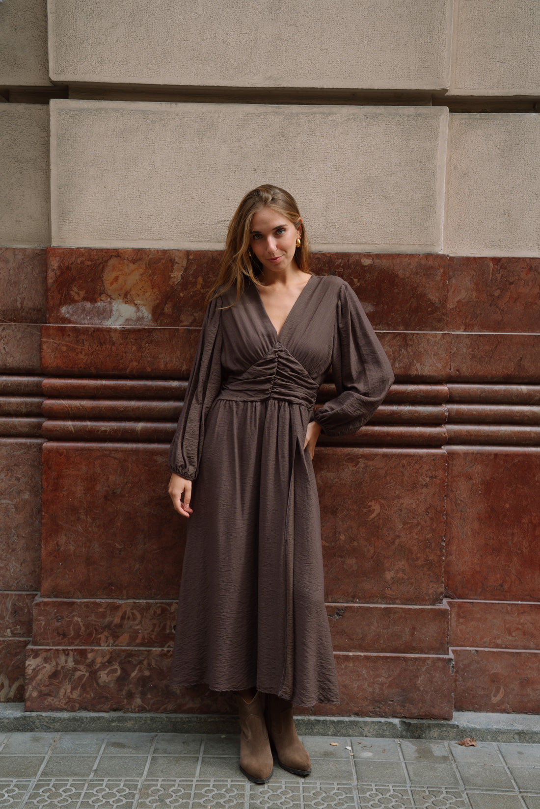 Vestido THURY choco