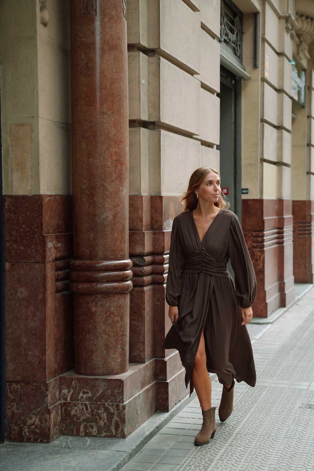 Vestido THURY choco