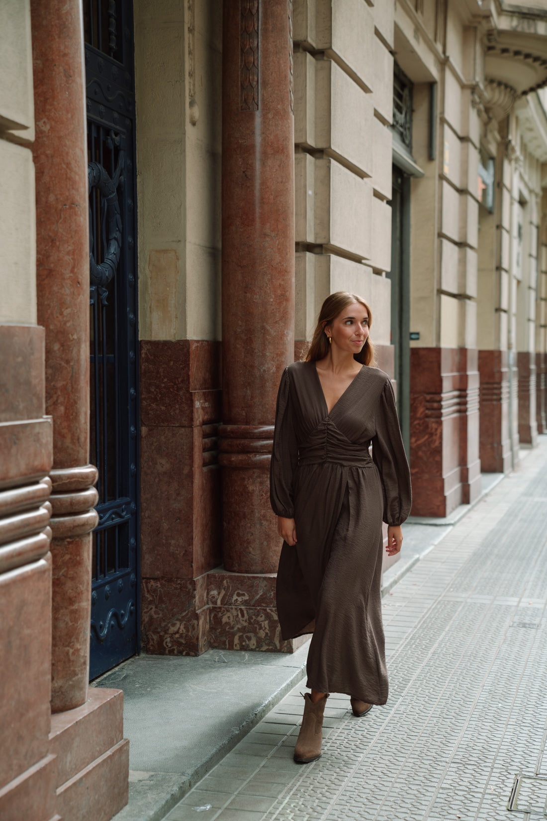 Vestido THURY choco