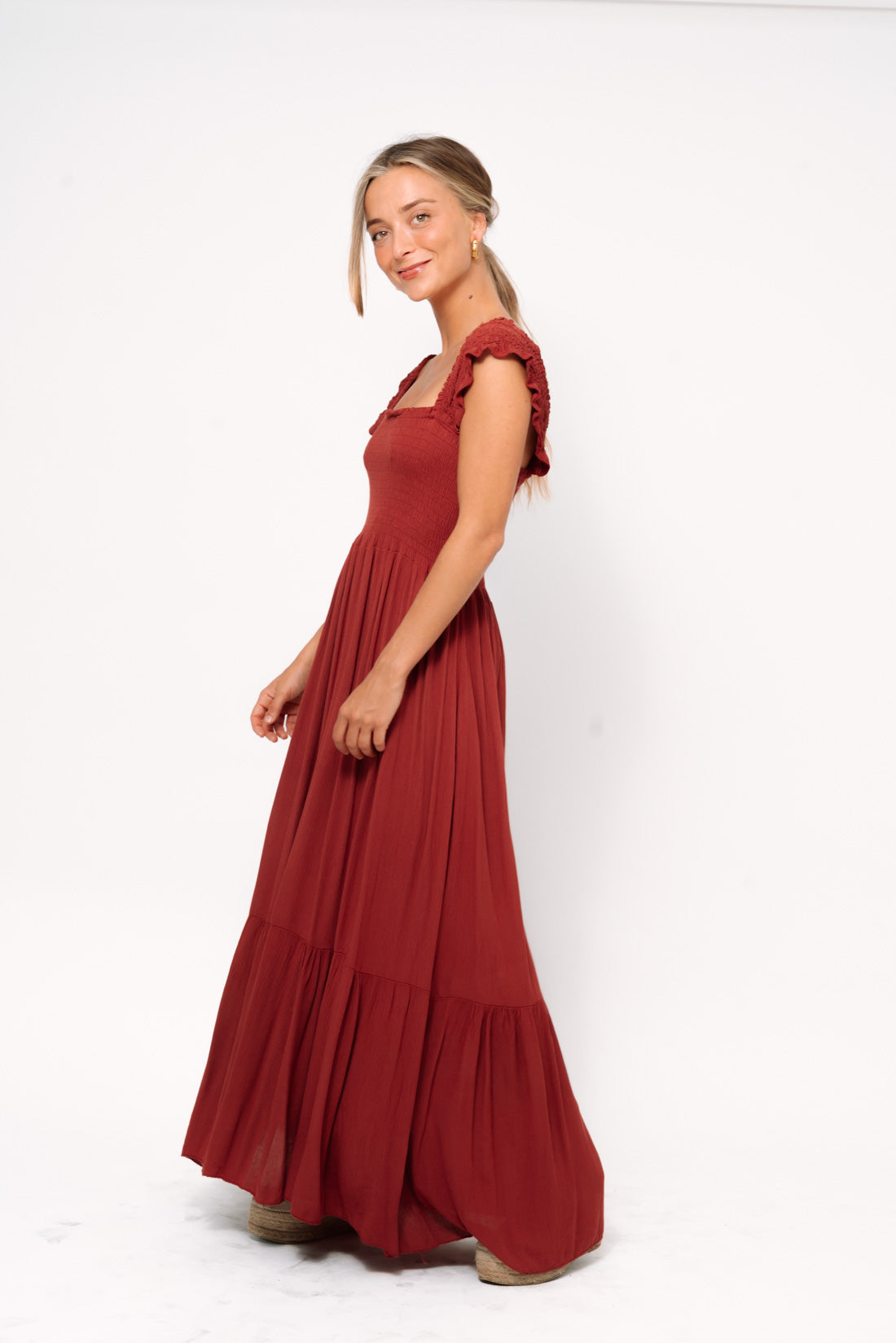 Vestido BAMBUR terracota