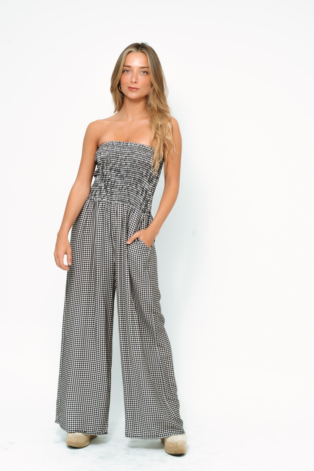 Mono MOON Vichy negro