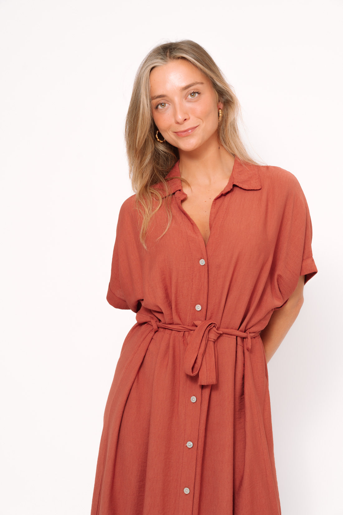 Vestido VESSER terracota