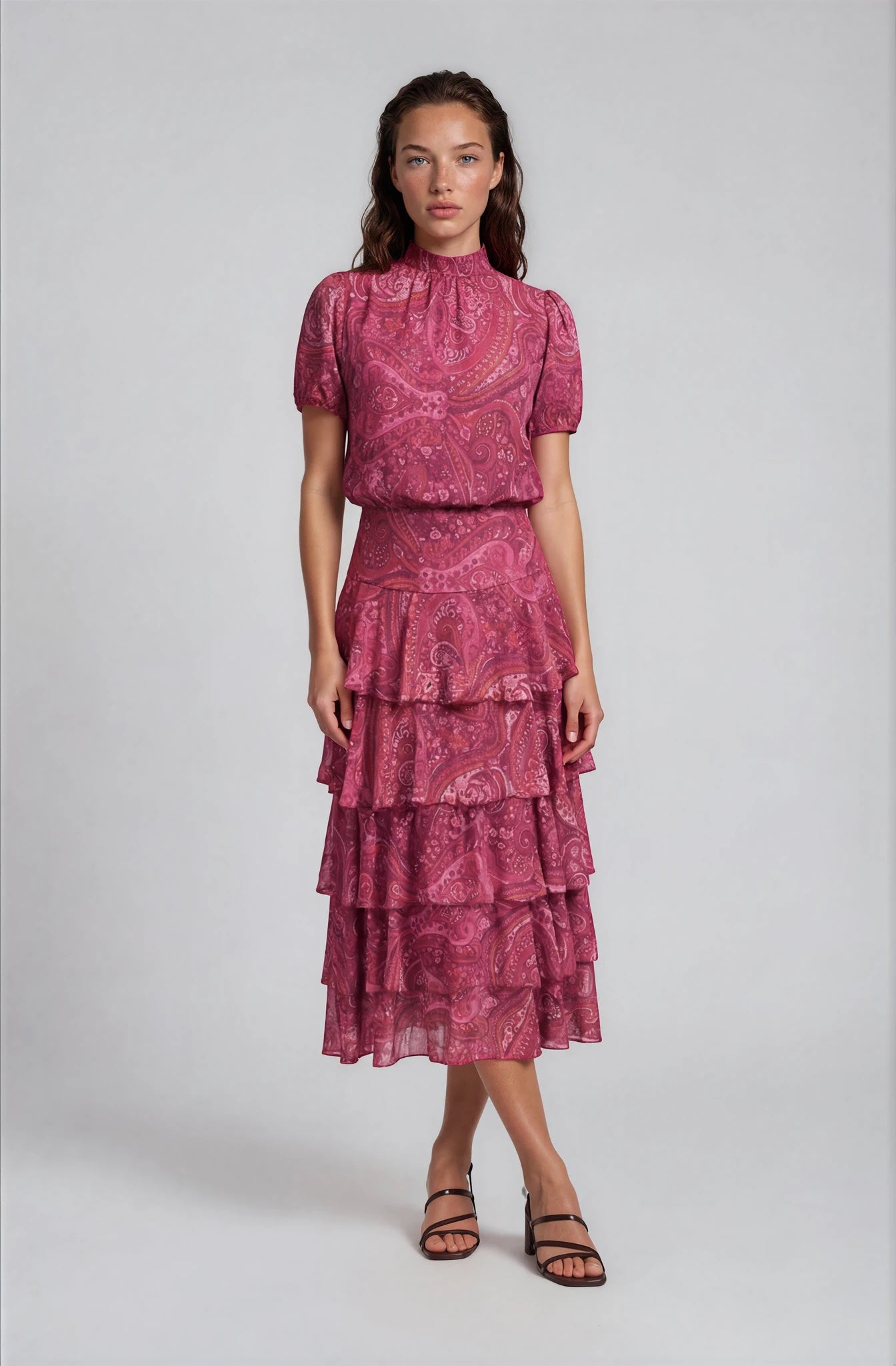 Blusa PAISLEY fucsia