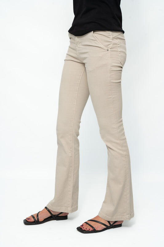 Pantalon DOCKS campana beige