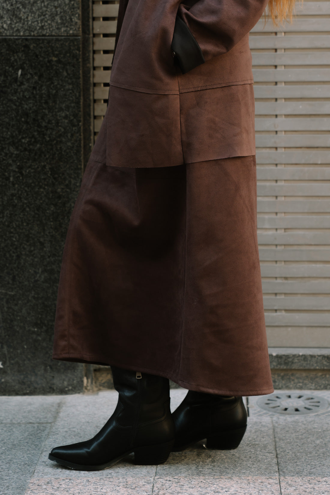 Falda DANNE antelina choco