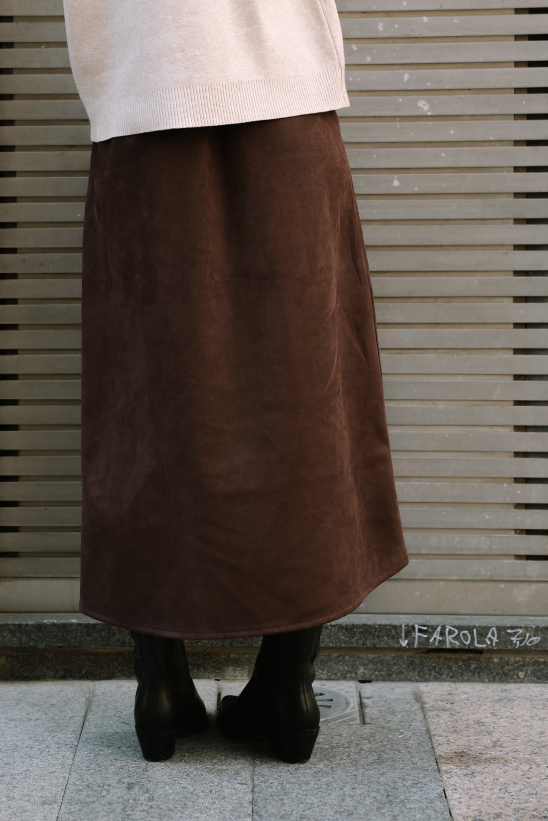 Falda DANNE antelina choco