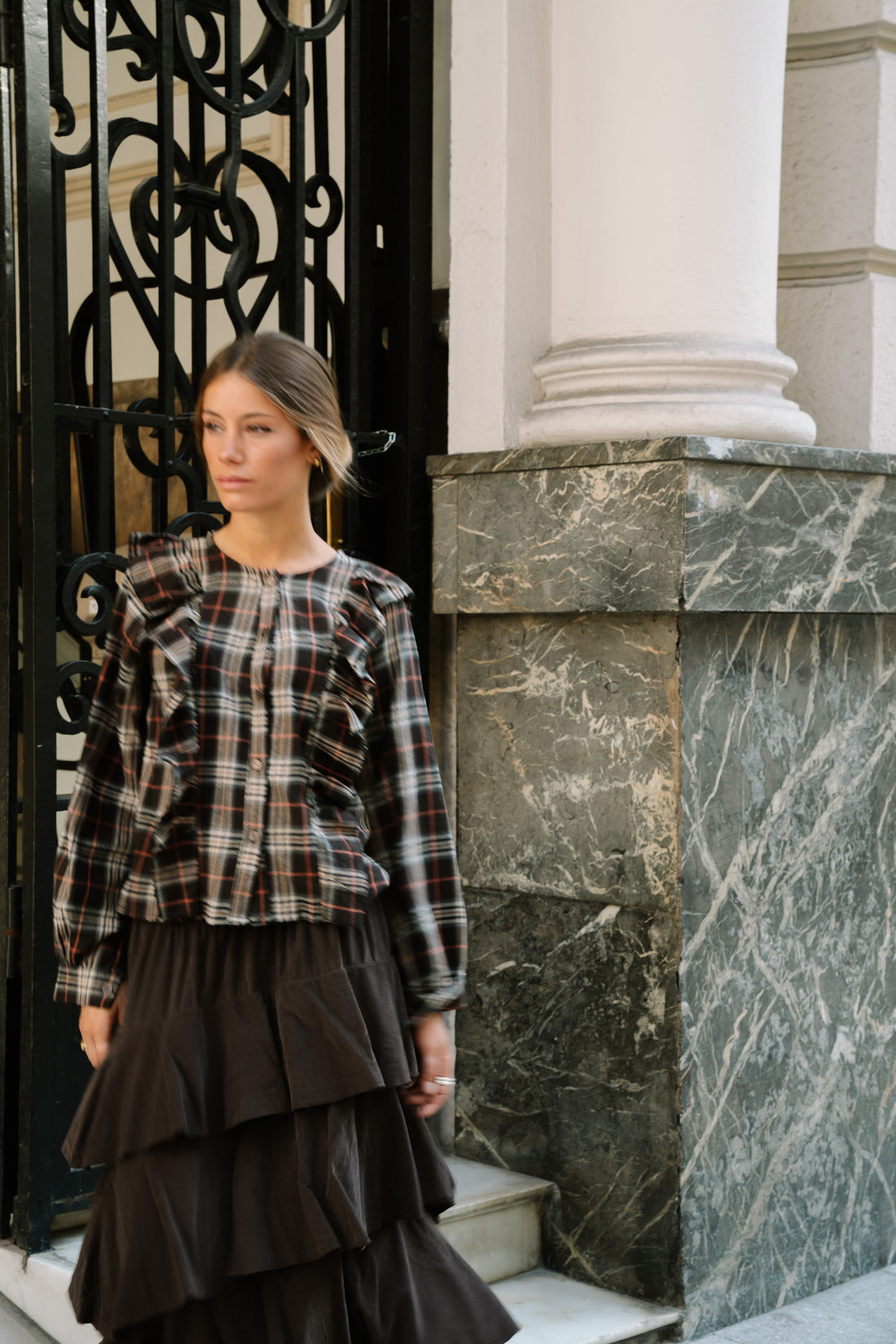 Blusa ESCOCIA choco
