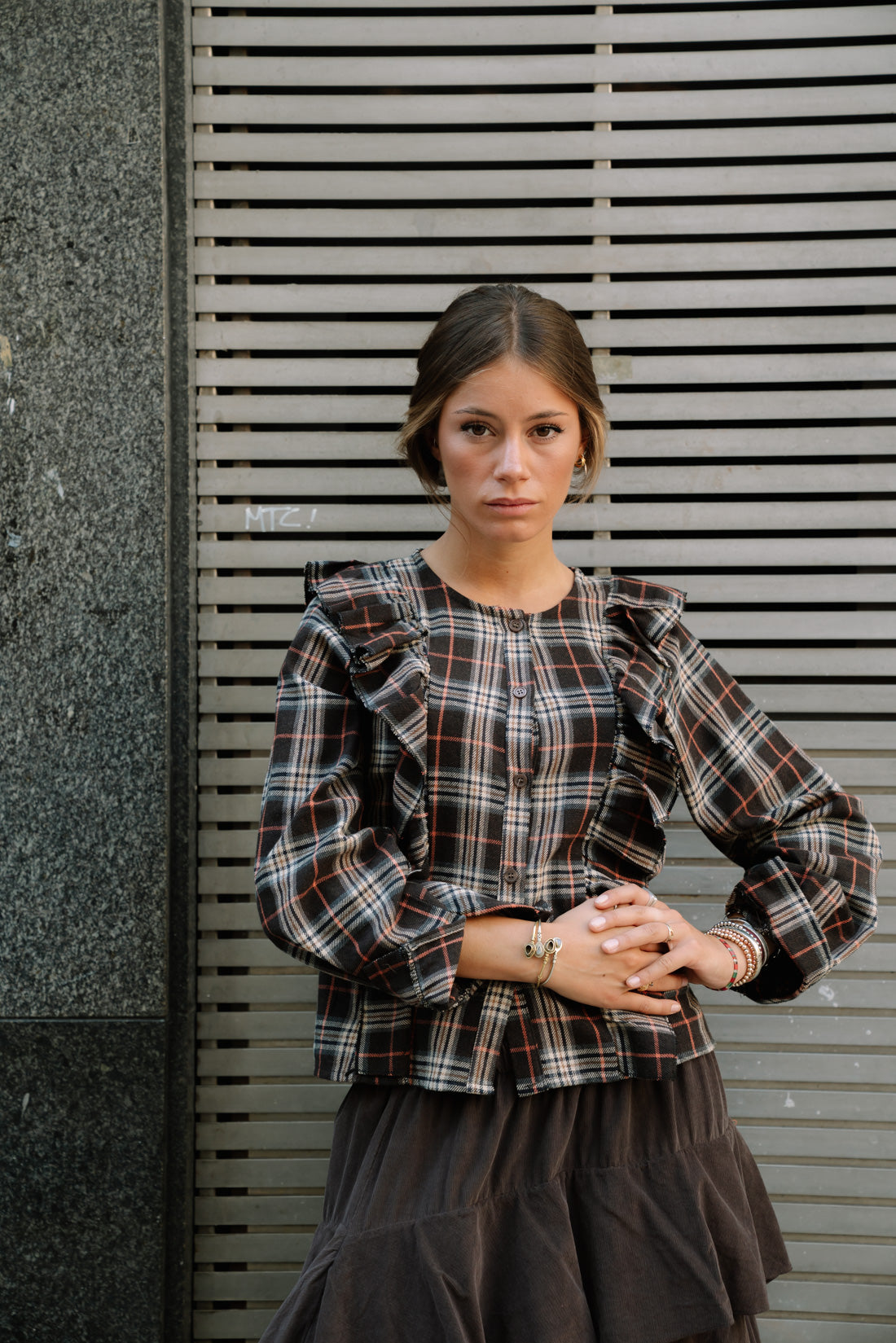 Blusa ESCOCIA choco