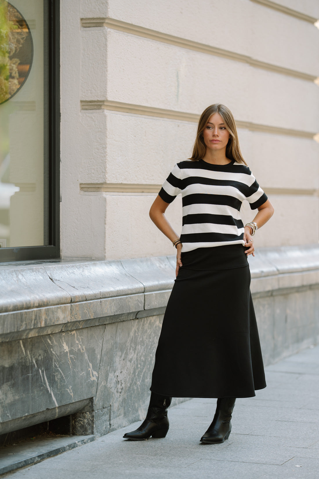 Jersey HORIZON rayas negro