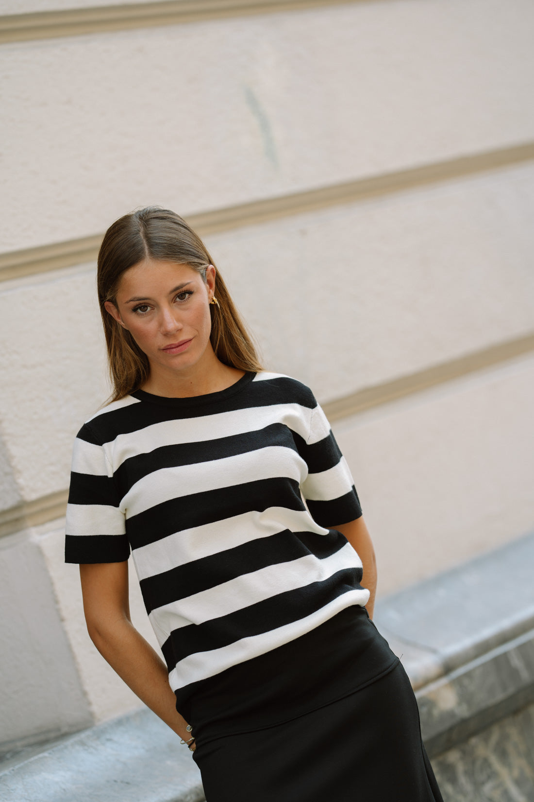 Jersey HORIZON rayas negro