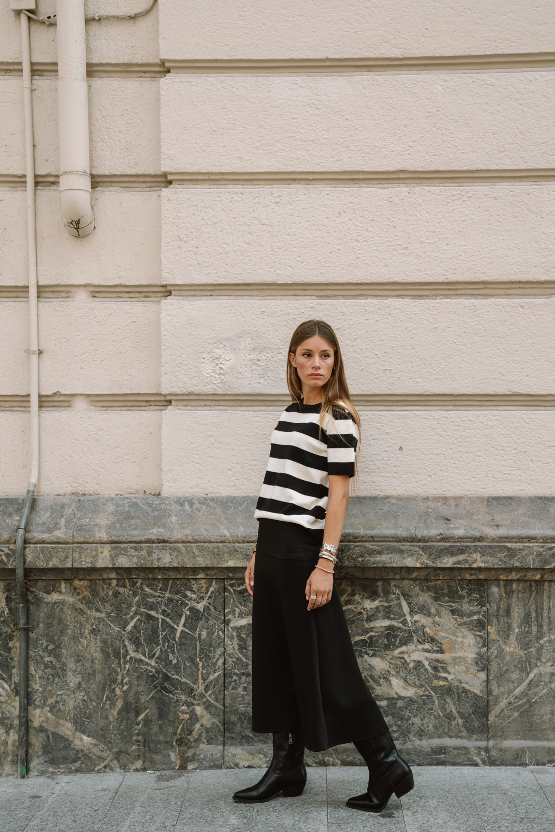 Jersey HORIZON rayas negro