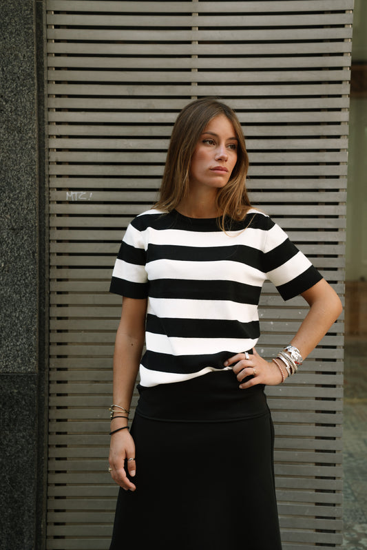 Jersey HORIZON rayas negro