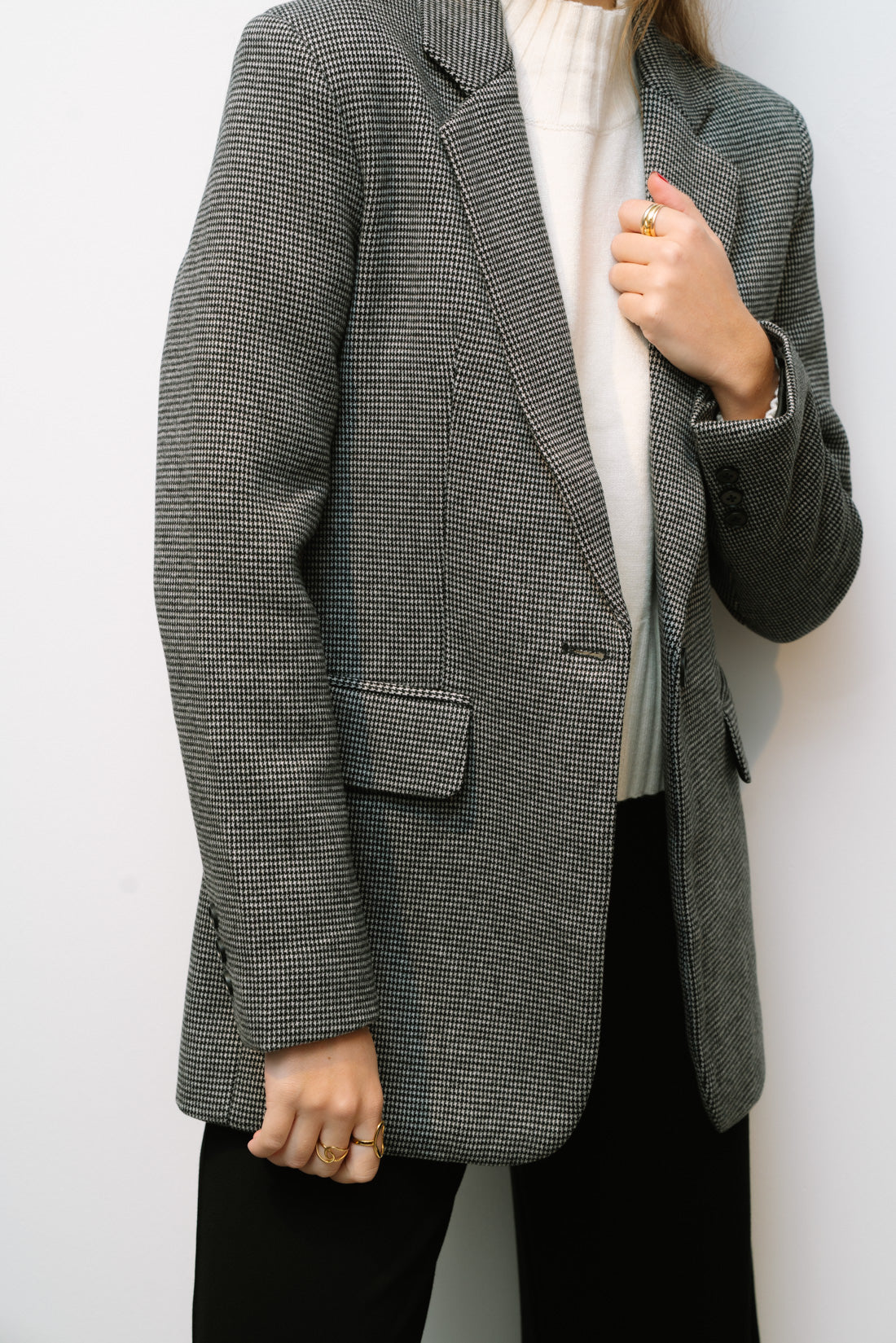 Blazer Pata Gallo negro