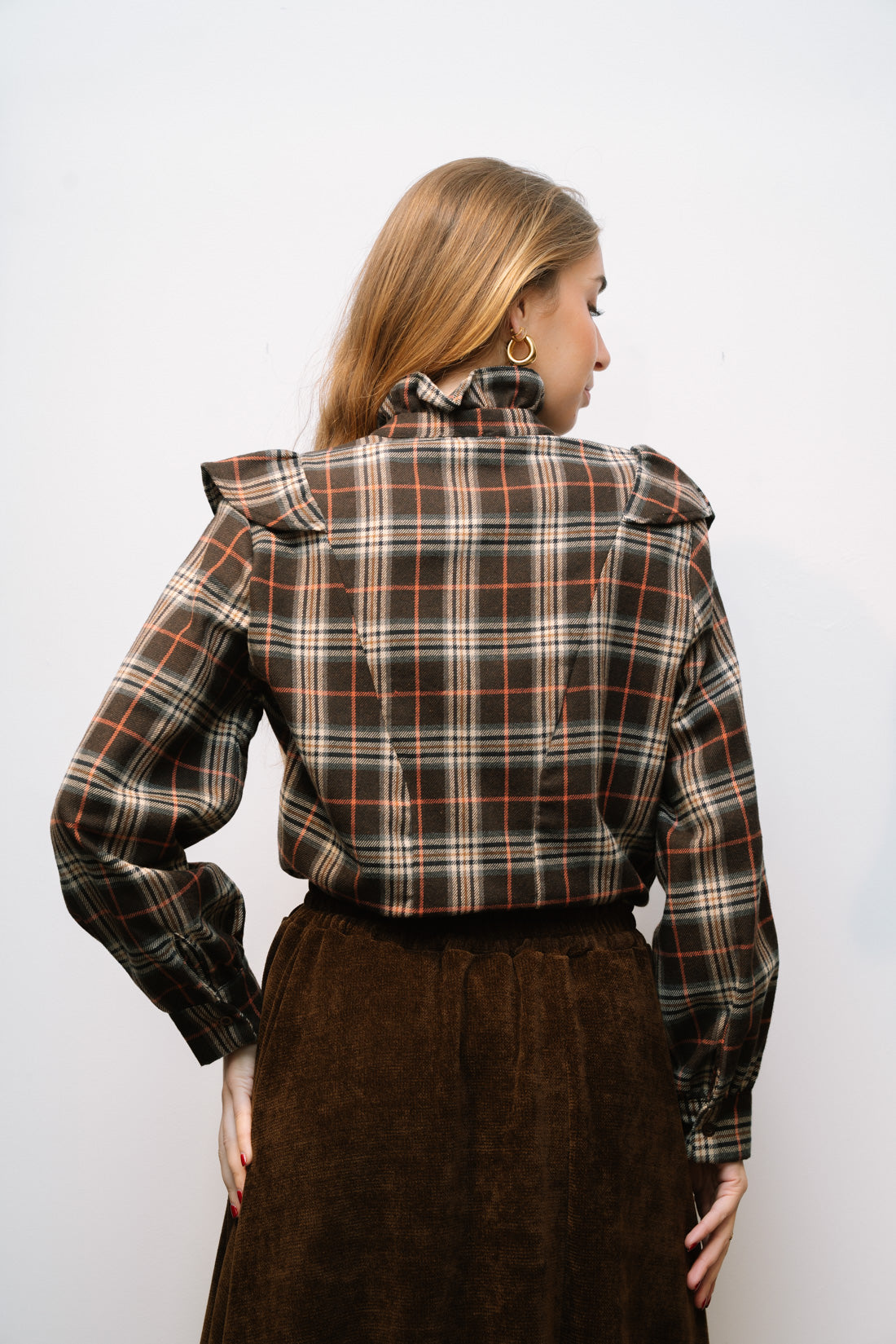 Blusa escocia V choco