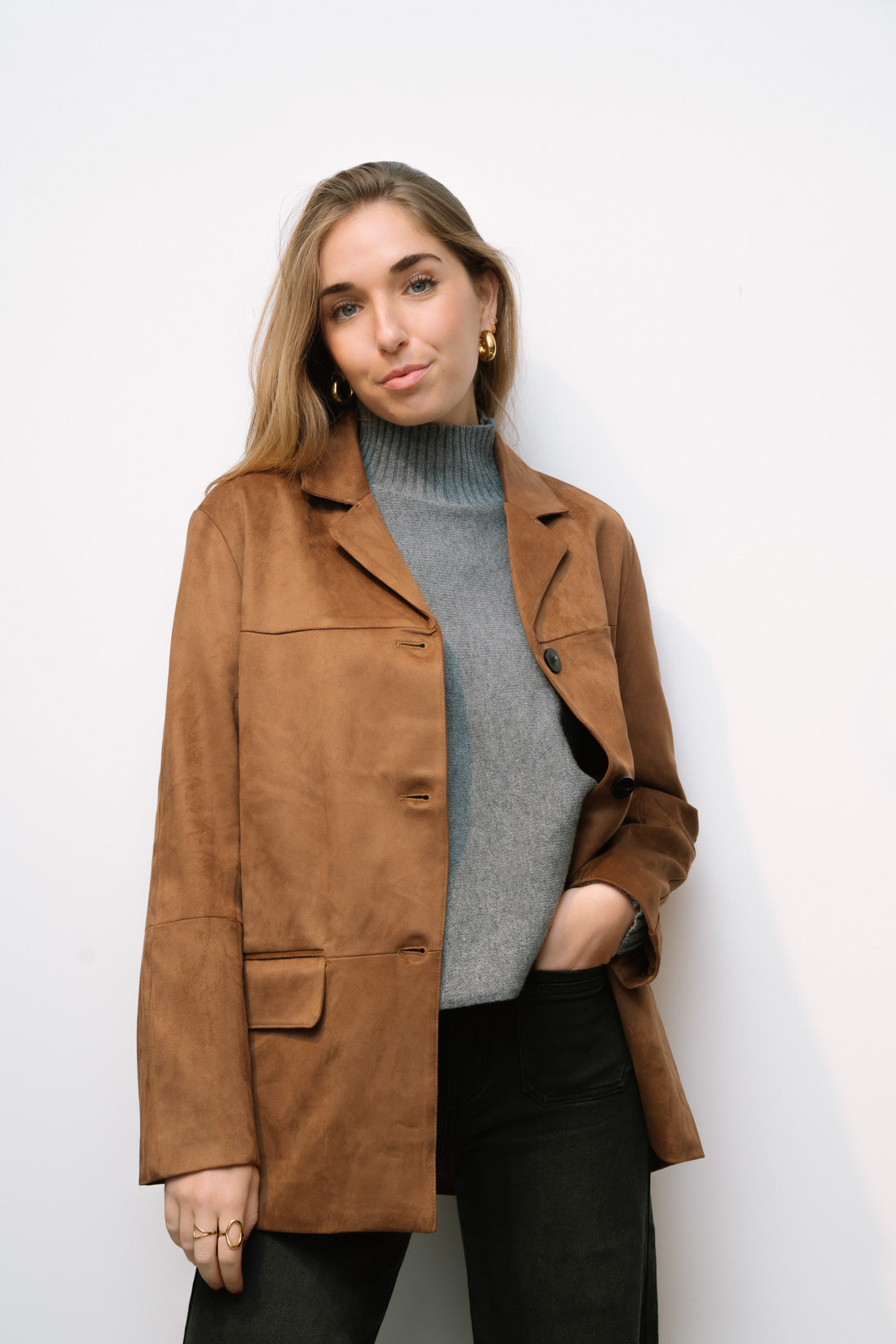 Blazer polipiel whisky