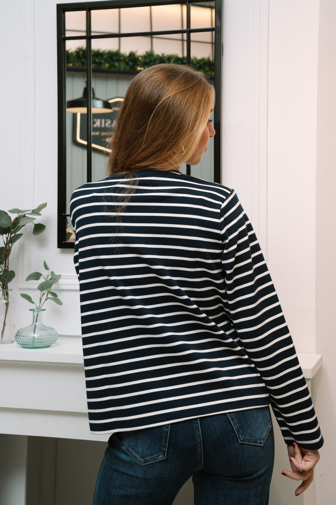 Camiseta rayas marino