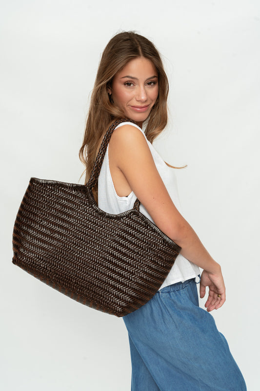 Bolso RAFF choco grande