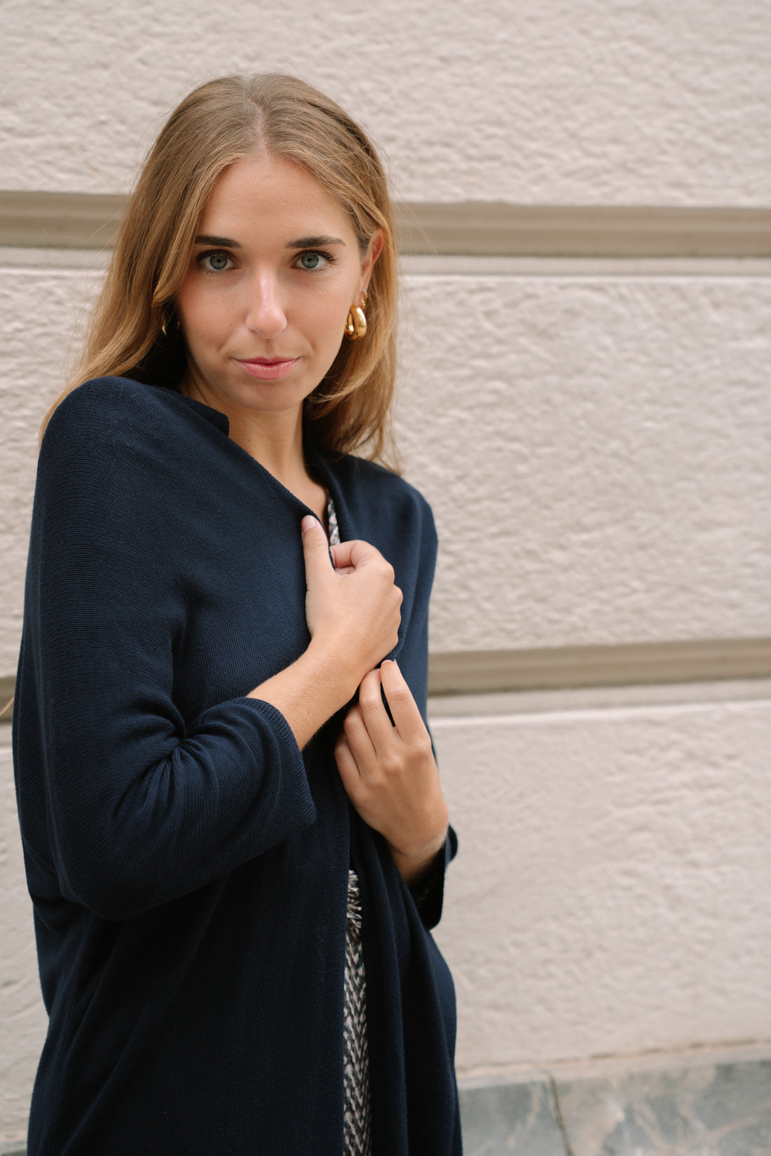 Chaqueta LEO marina
