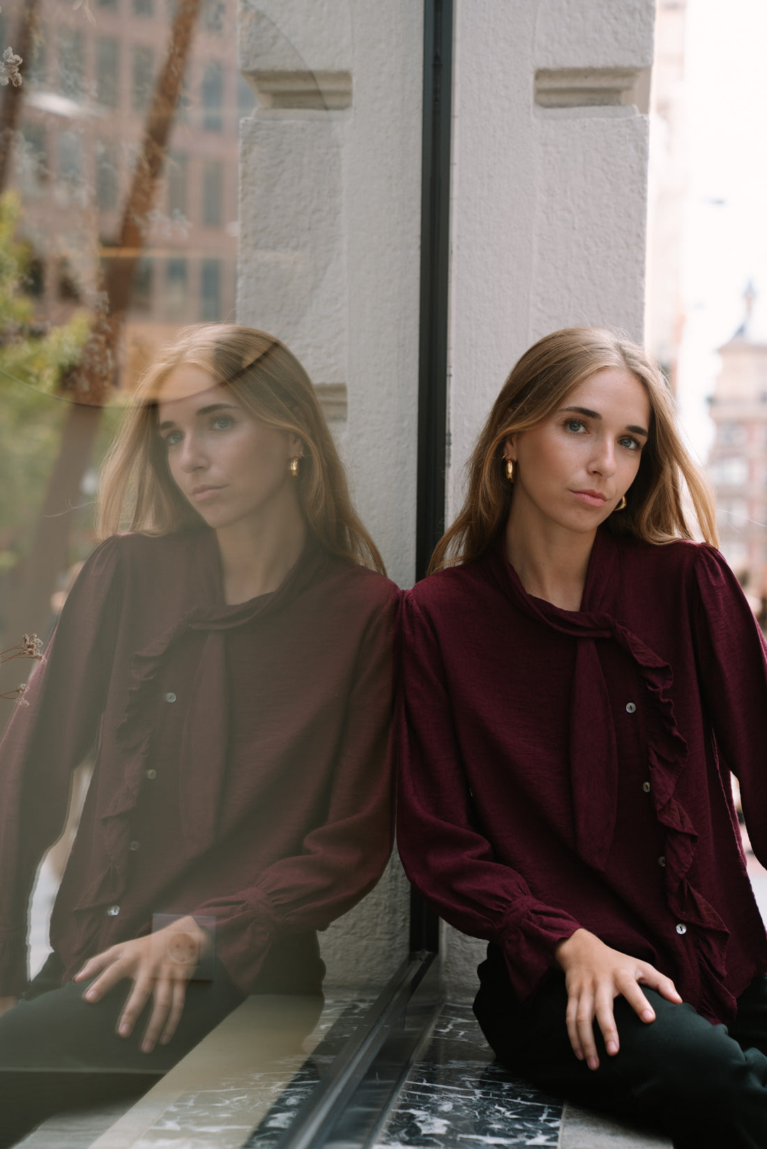 Blusa EXEL vino