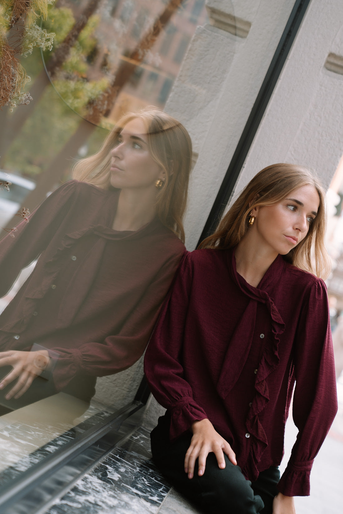 Blusa EXEL vino