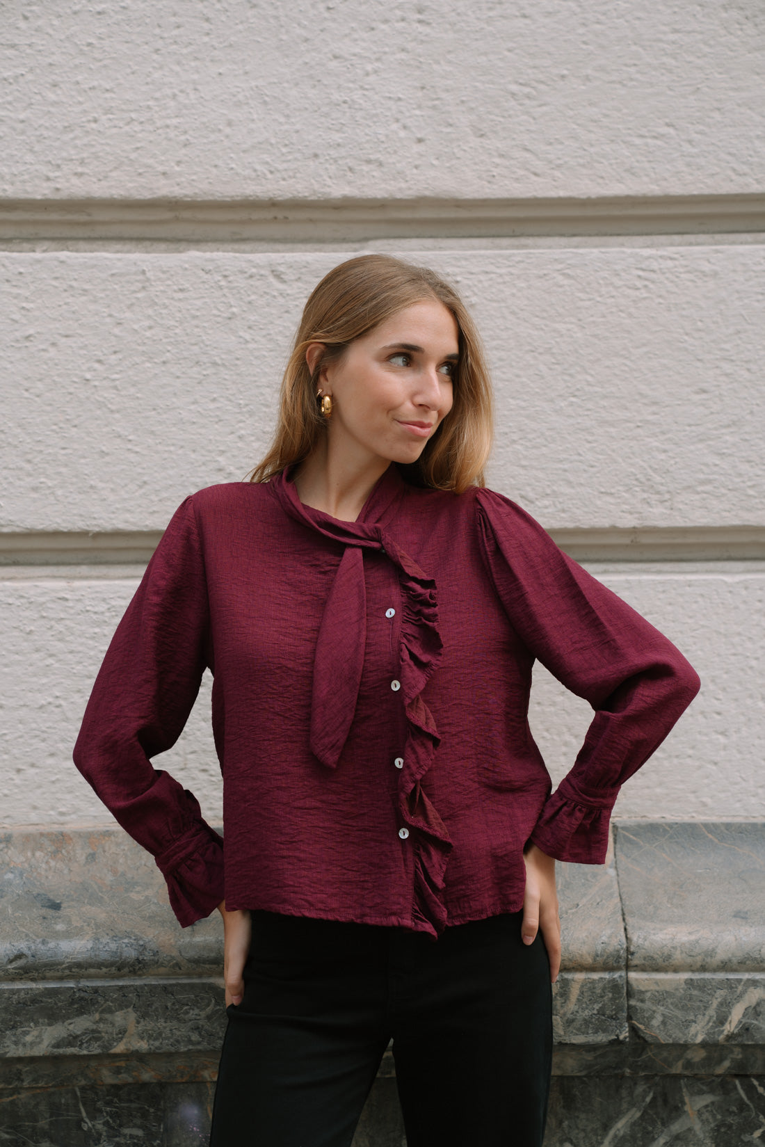 Blusa EXEL vino