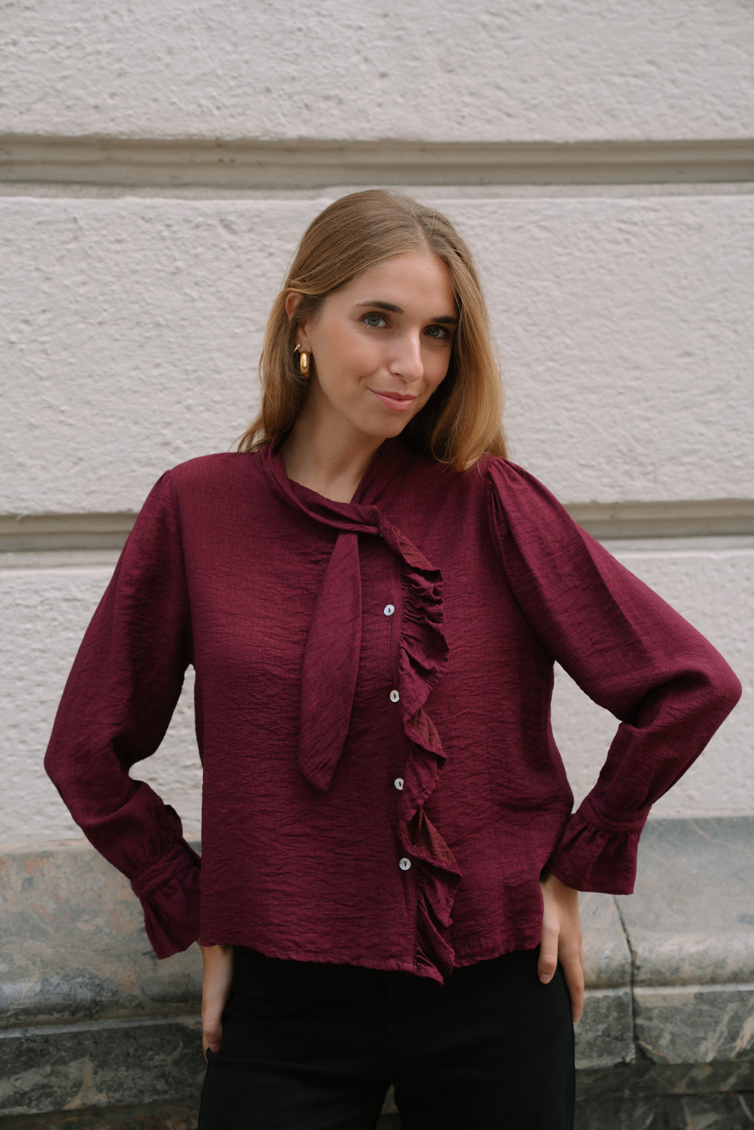 Blusa EXEL vino