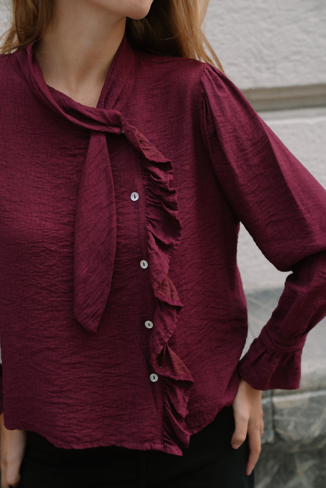 Blusa EXEL vino