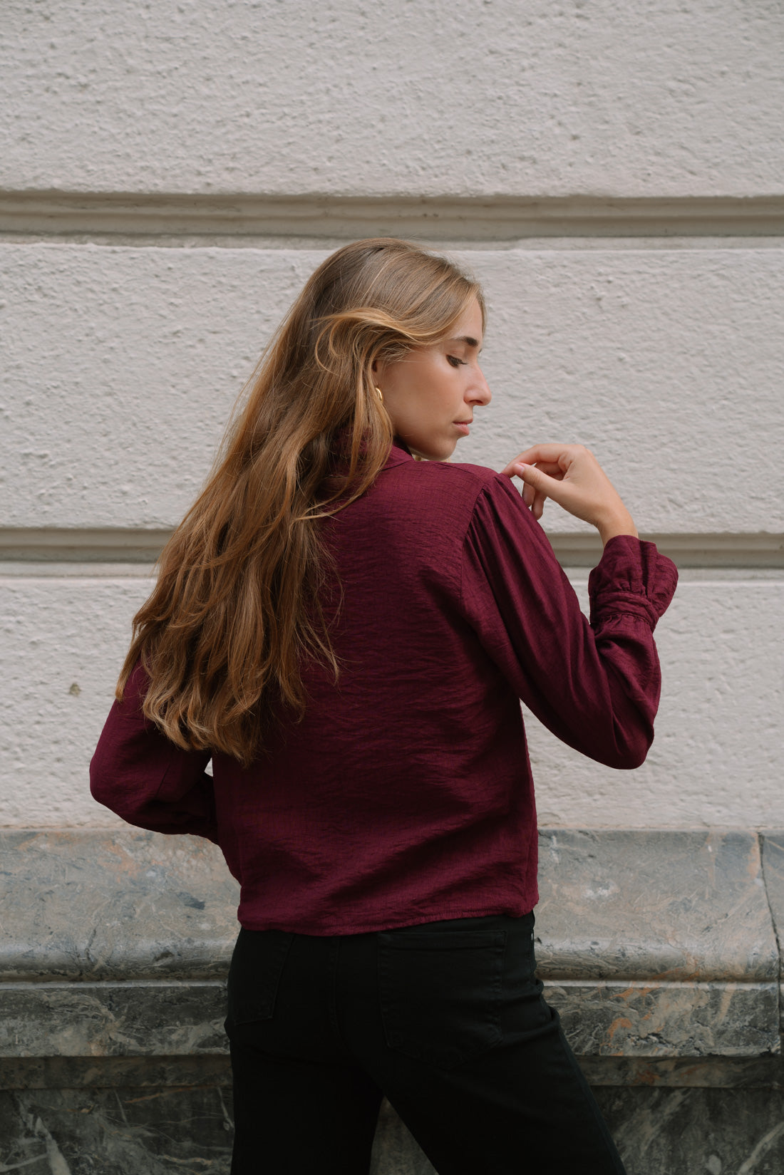 Blusa EXEL vino