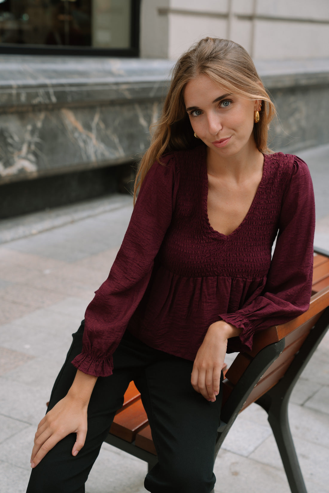 Blusa EMMA vino