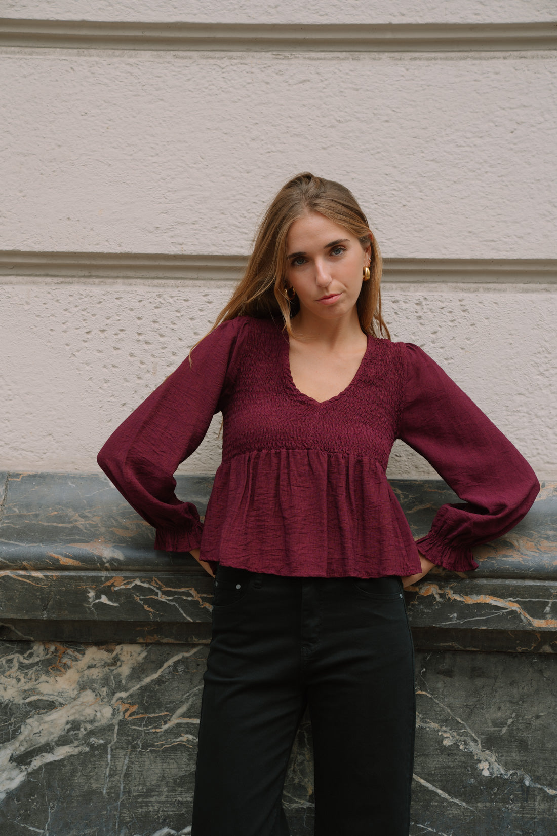 Blusa EMMA vino