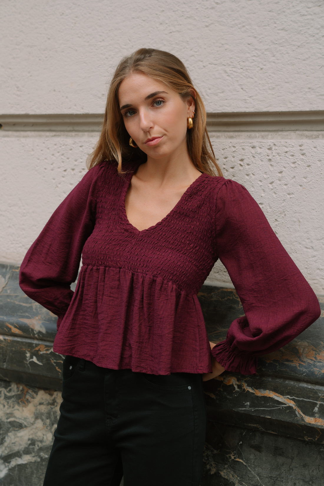 Blusa EMMA vino