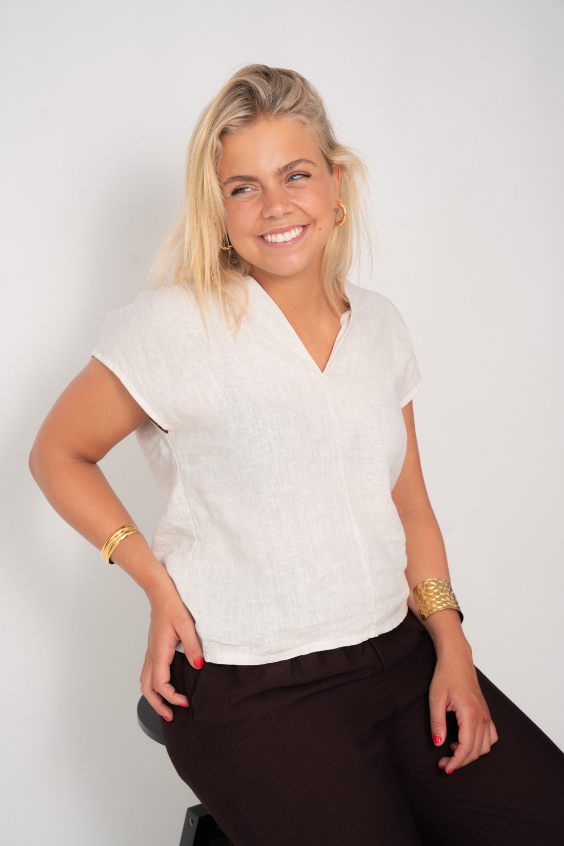 Top pico NECKK beige