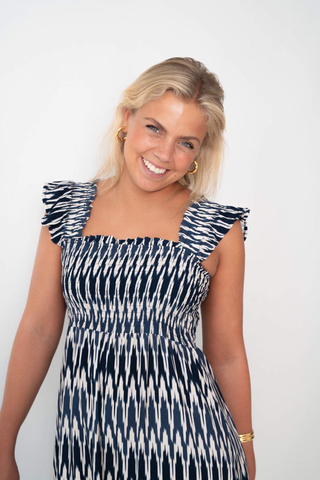Vestido BEEWY estampado marino