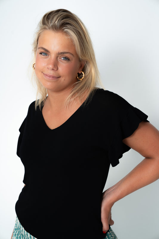 Top AZAHAR negro