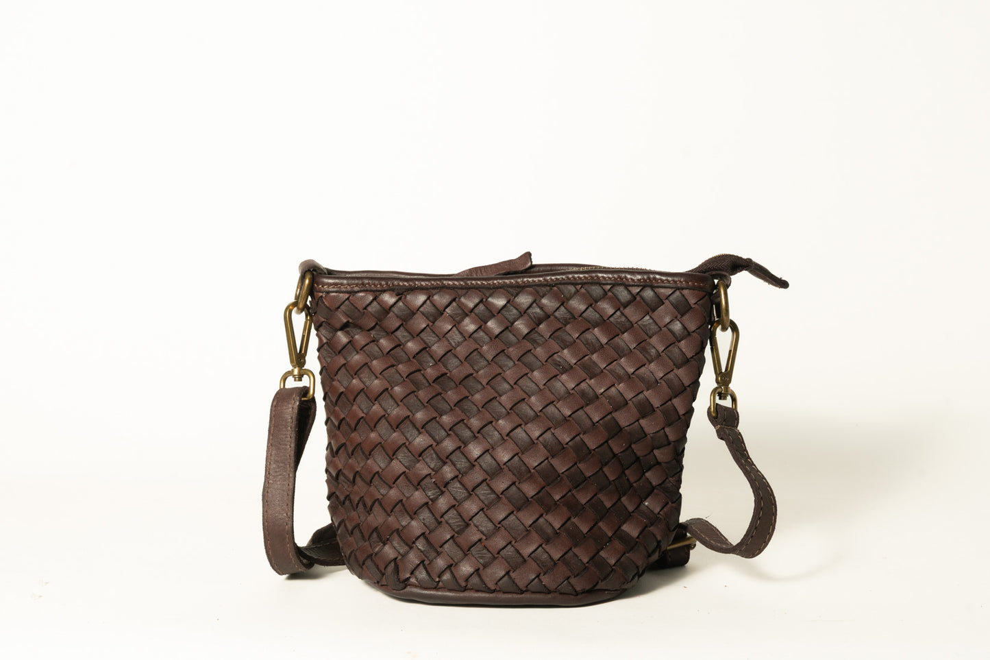 BOLSO PIEL BASKY chocolate