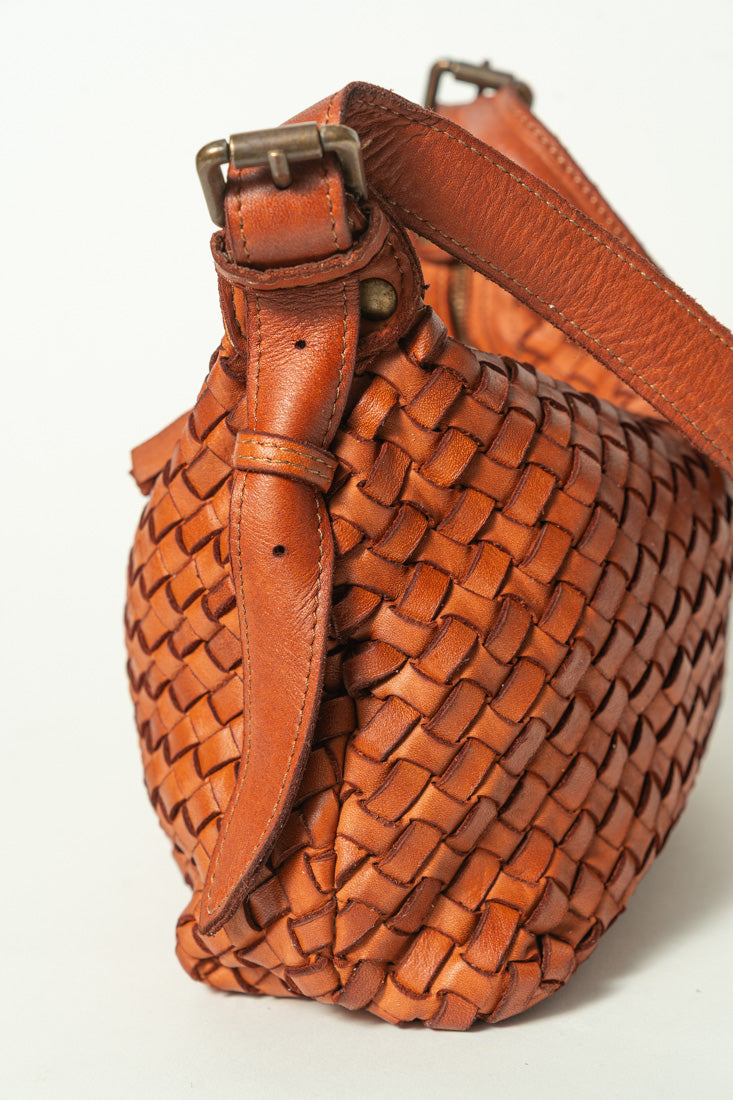 BOLSO PIEL KOR Cognac