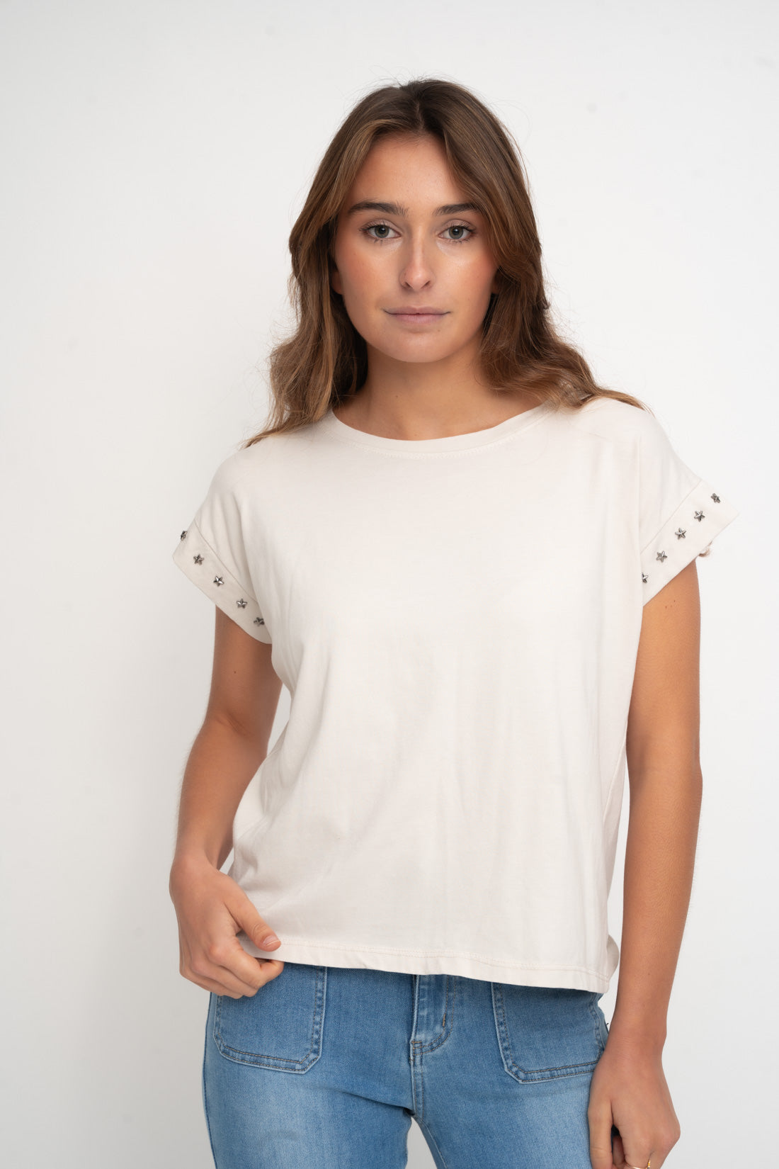 Camiseta STARS blanca