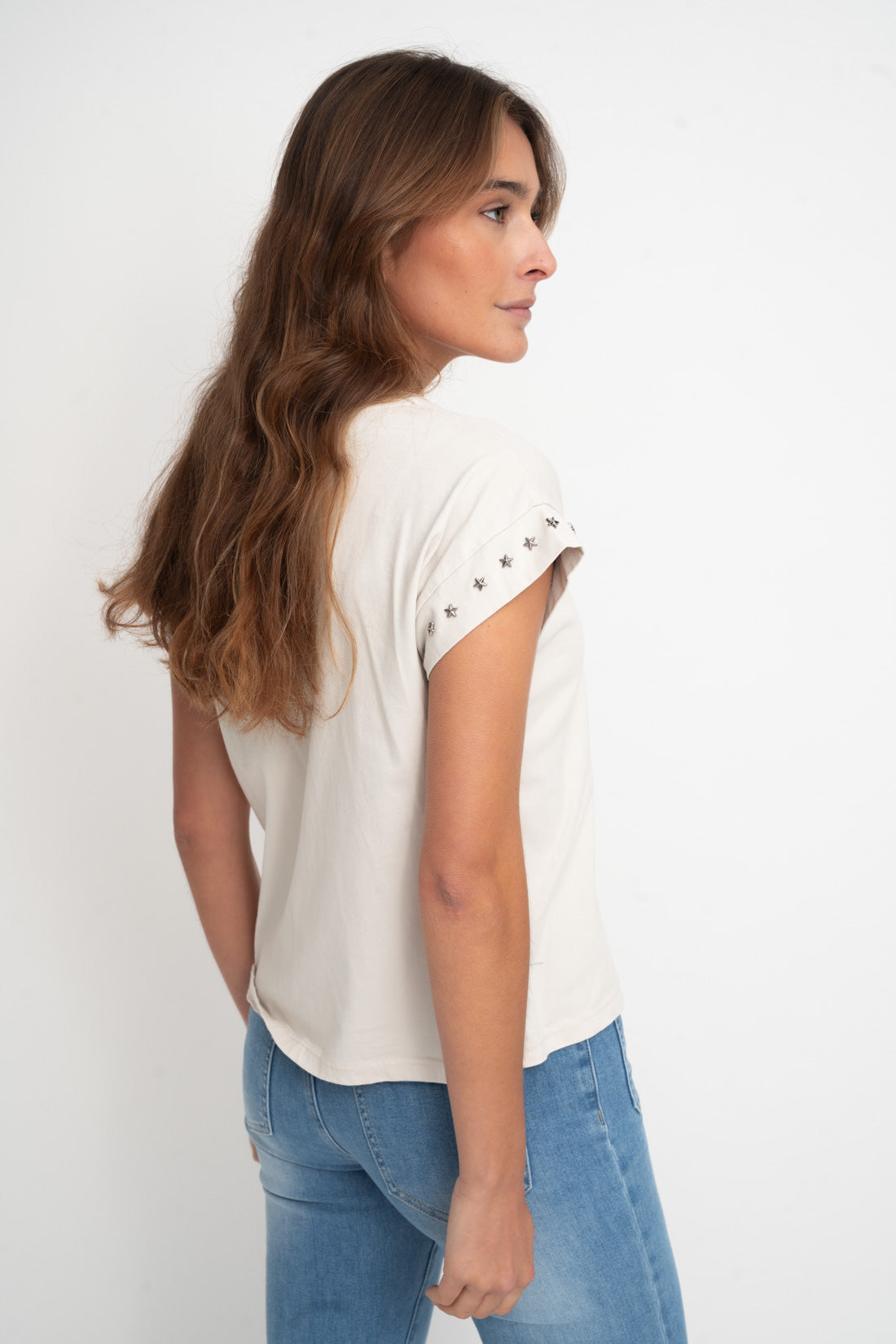 Camiseta STARS blanca