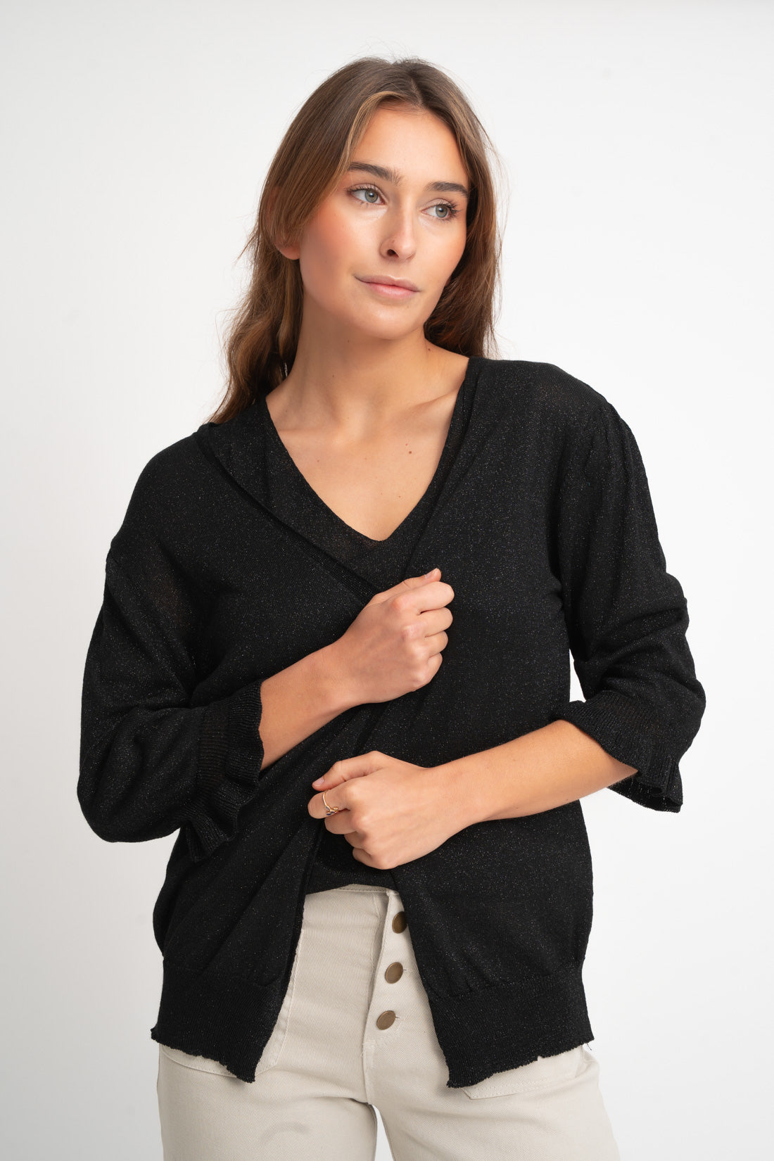 Chaqueta SET punto negro