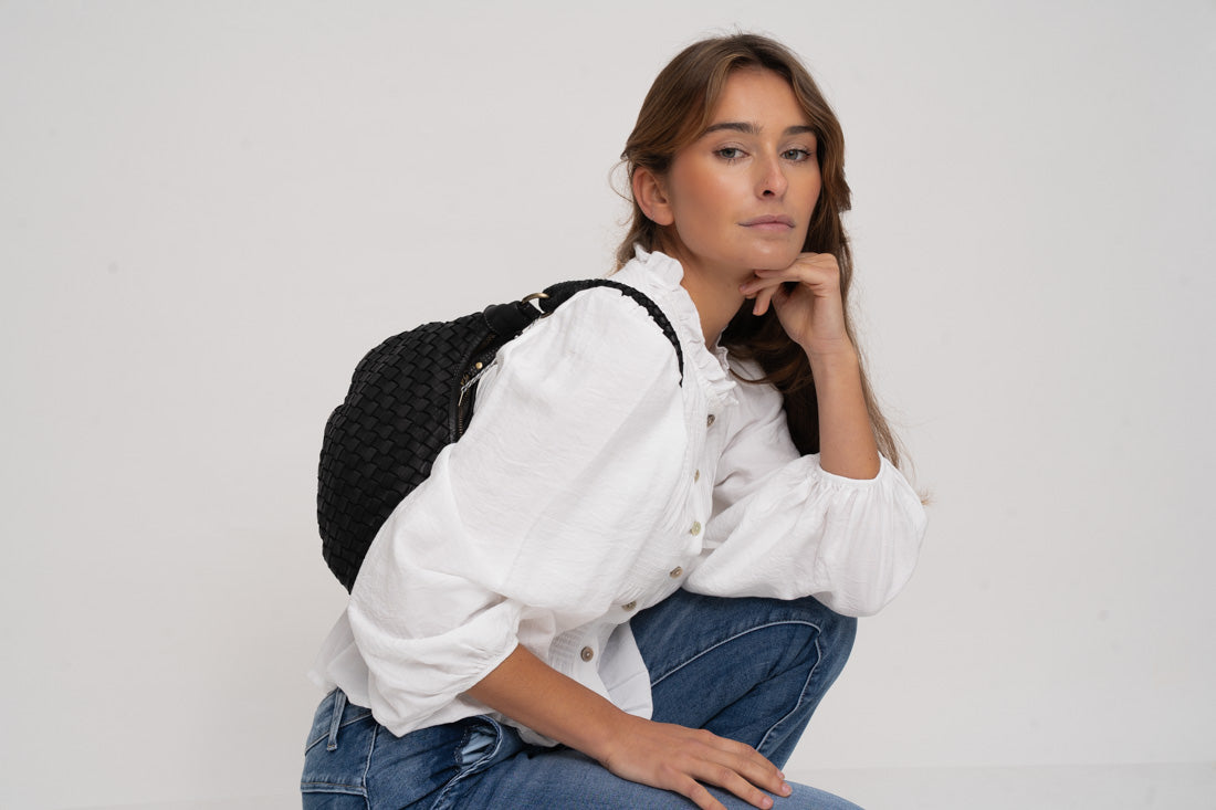 BOLSO PIEL GRETT Negro
