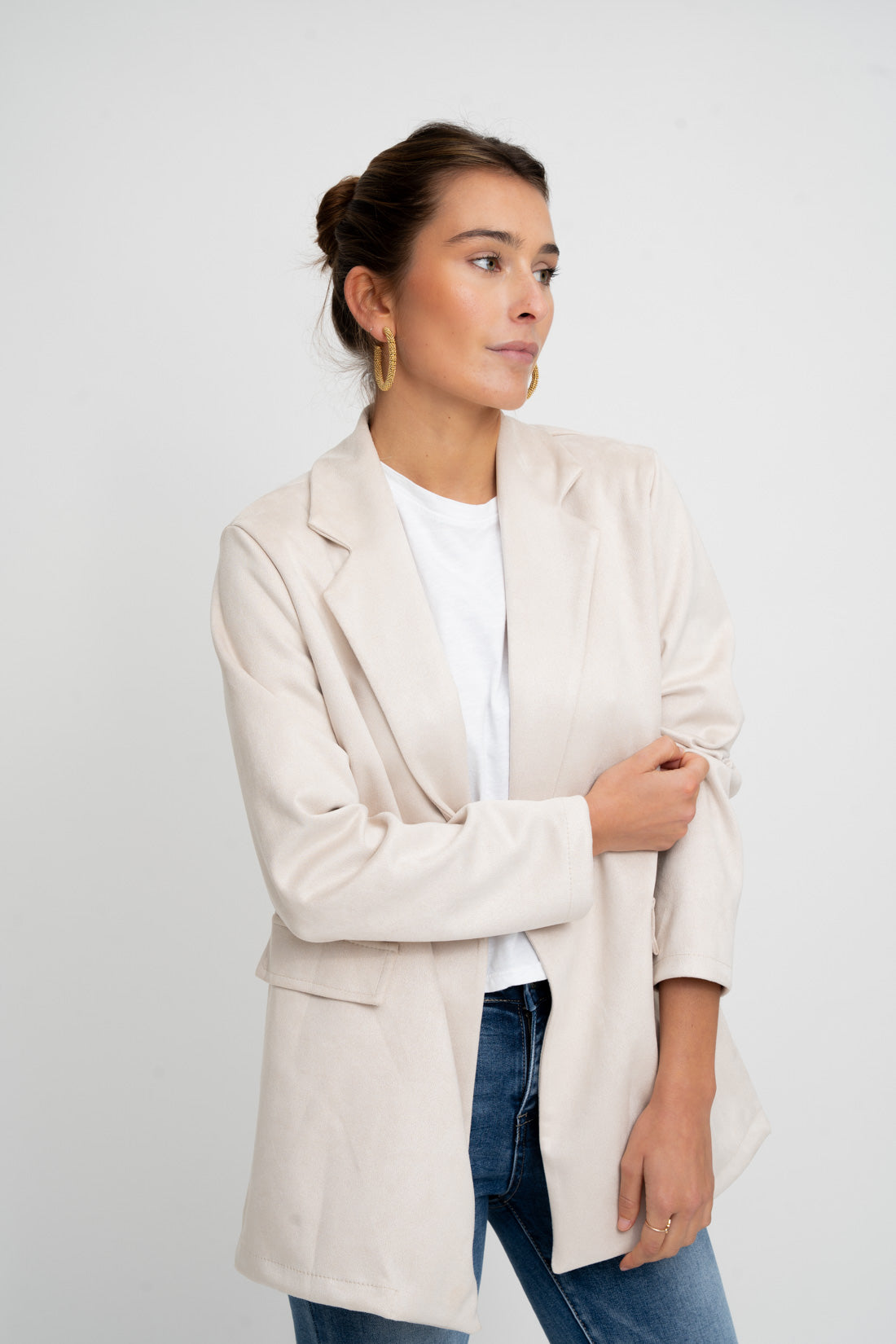 Blazer HAMTON antelina beige