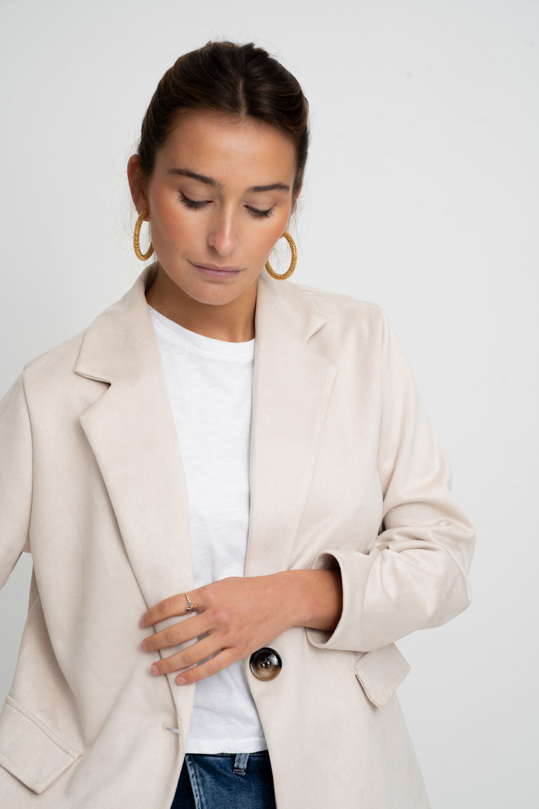 Blazer HAMTON antelina beige