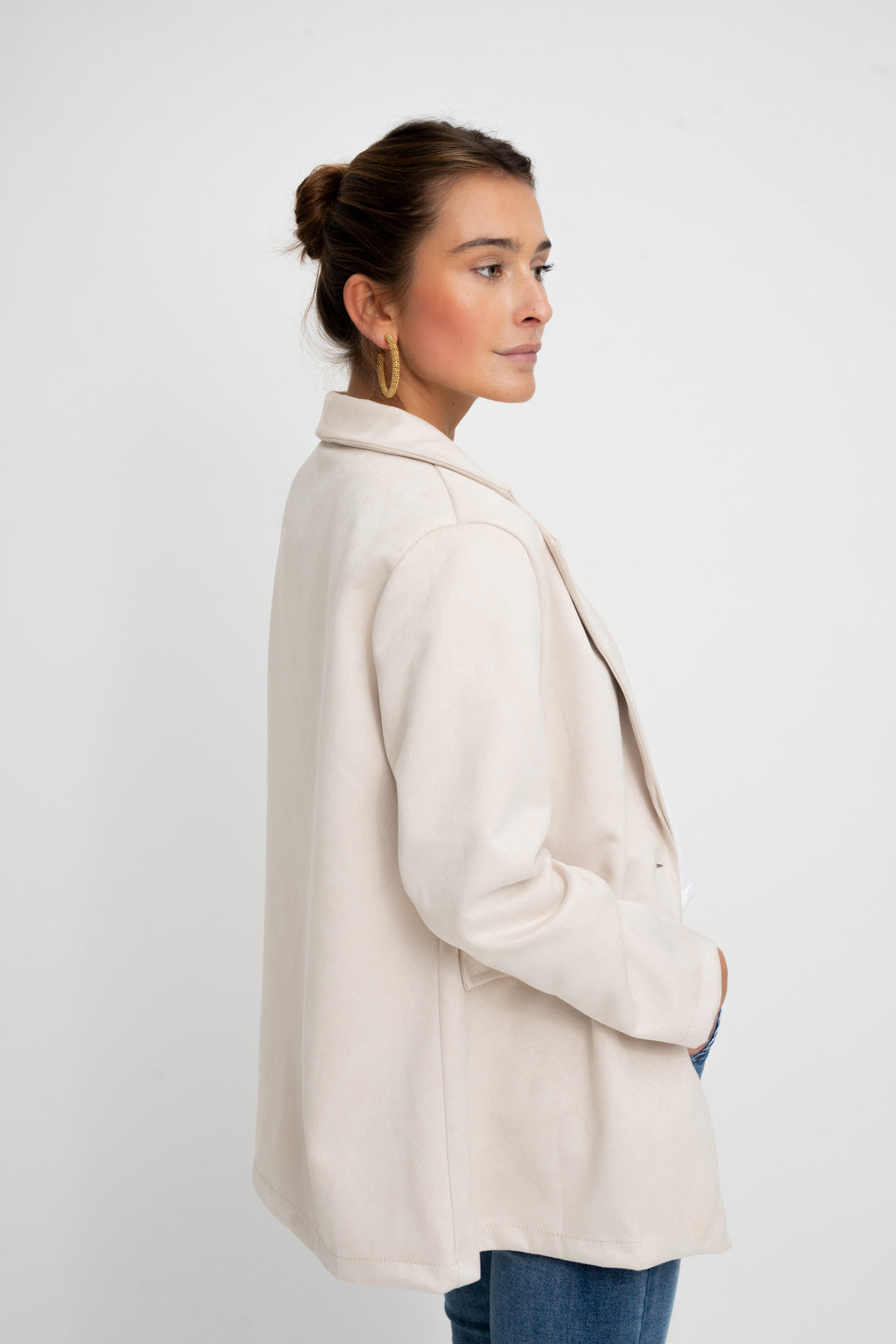 Blazer HAMTON antelina beige