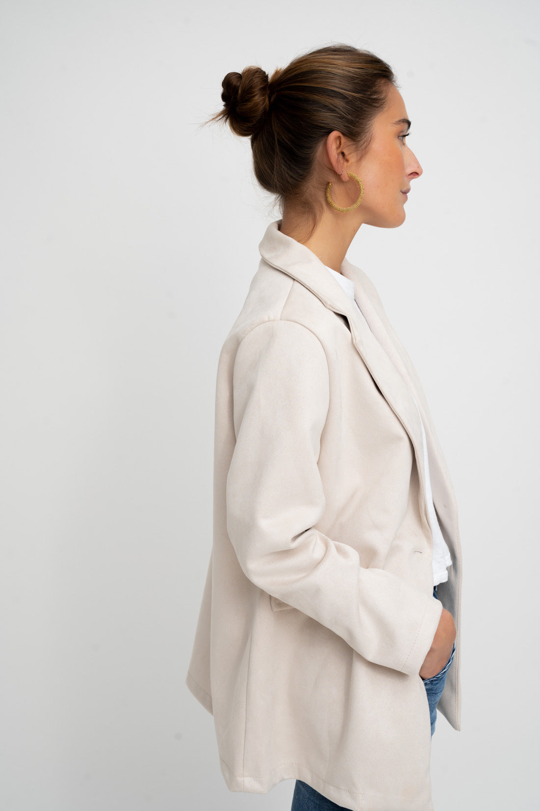 Blazer HAMTON antelina beige