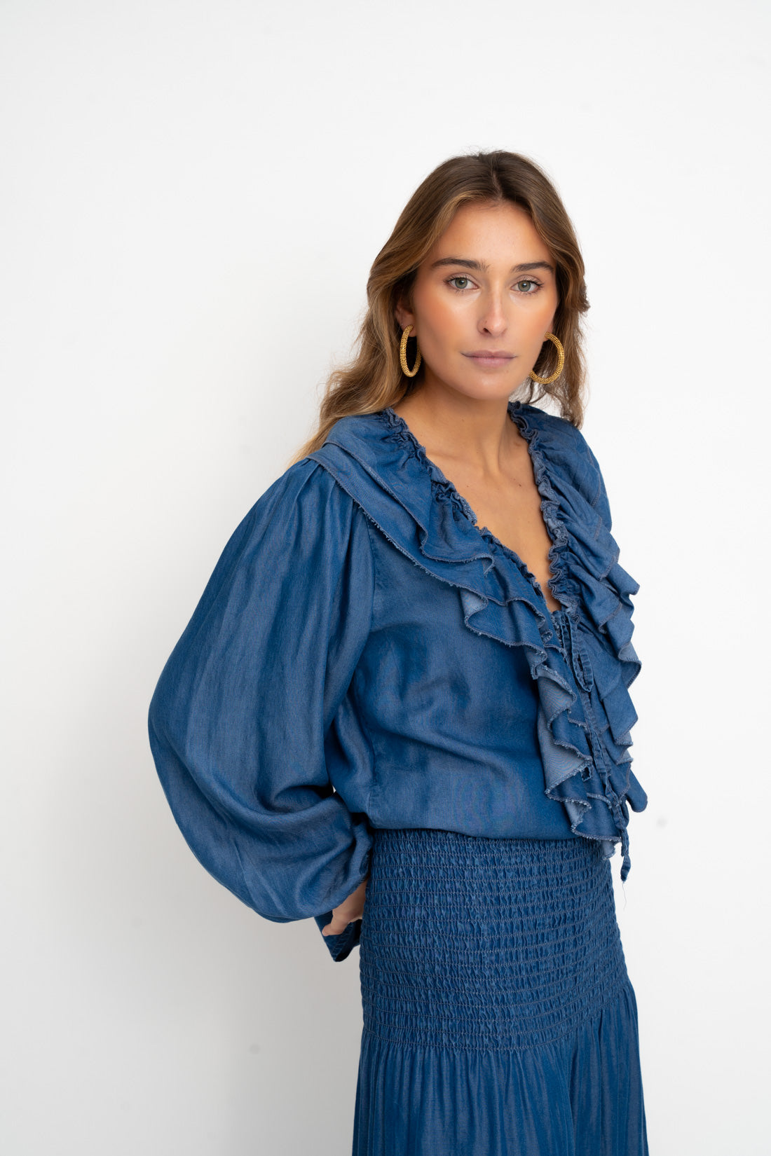 Blusa KORS vaquera