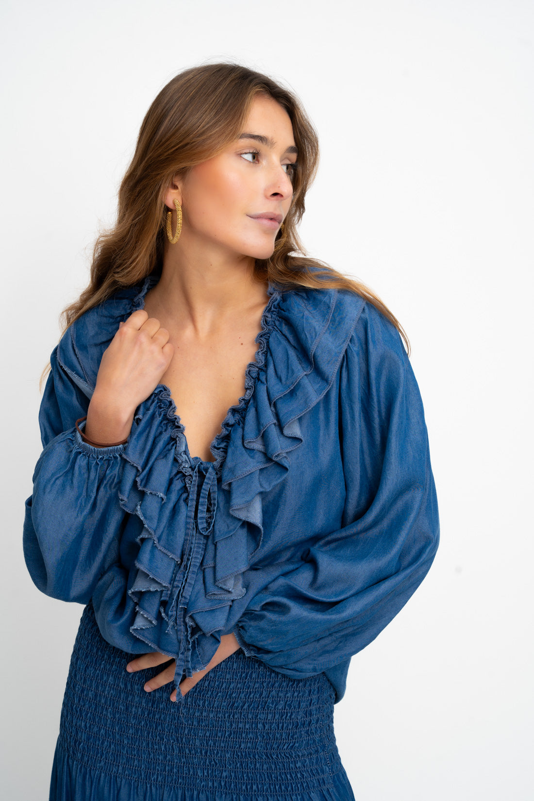 Blusa KORS vaquera