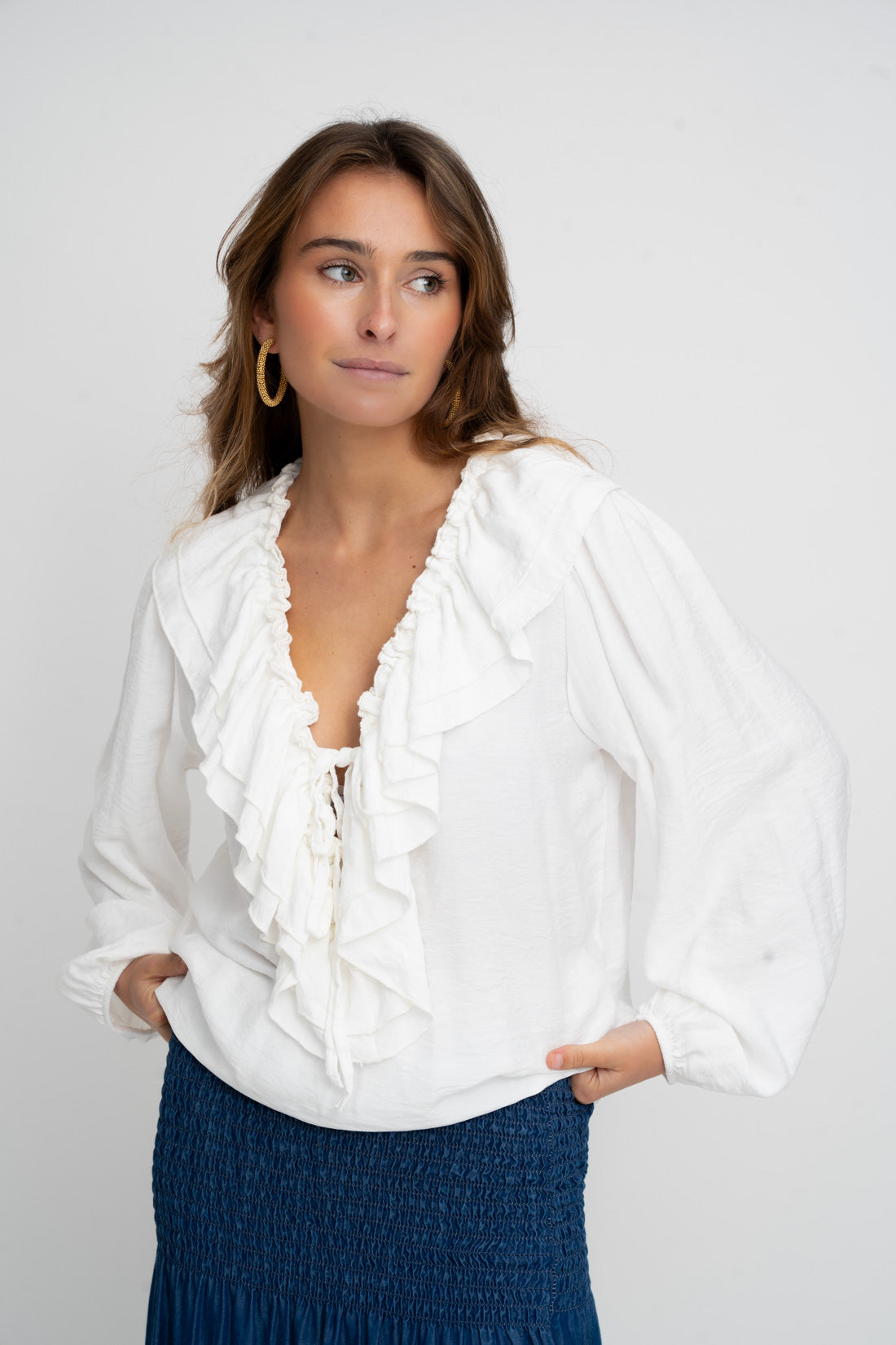 Blusa KORS blanca