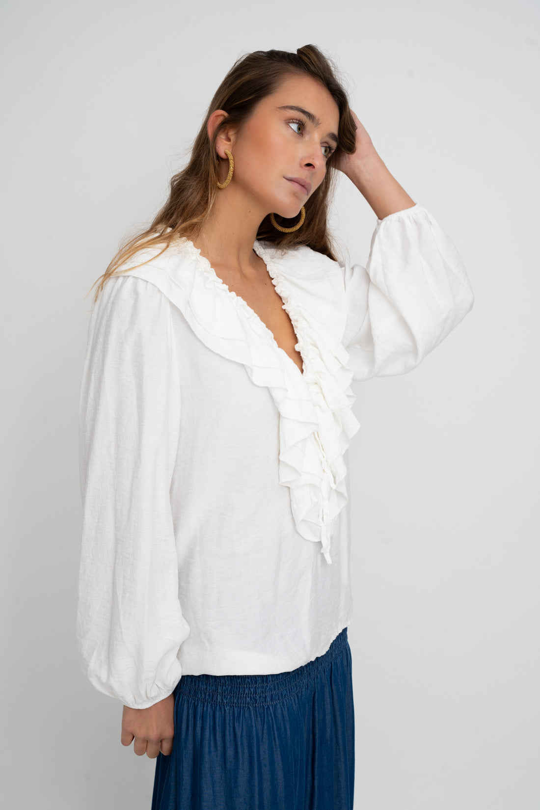 Blusa KORS blanca