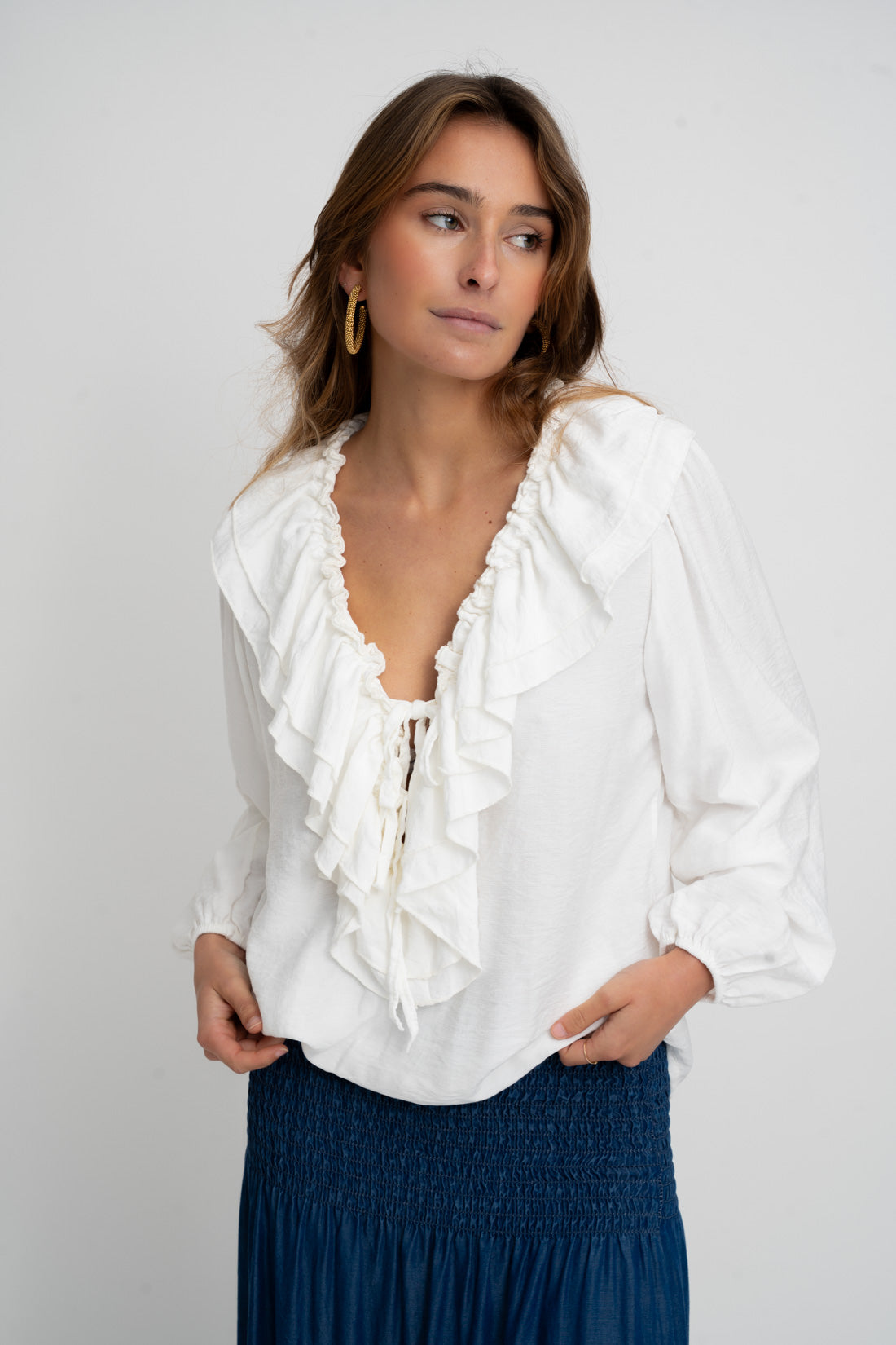 Blusa KORS blanca