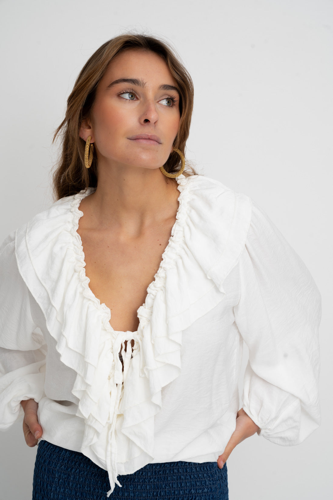 Blusa KORS blanca